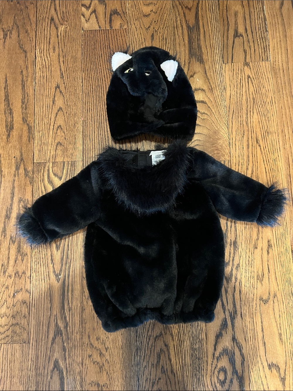 Infant Pottery Barn Kids Black Cat Halloween costume